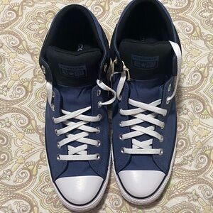 Converse Navy and White All Star Sneakers